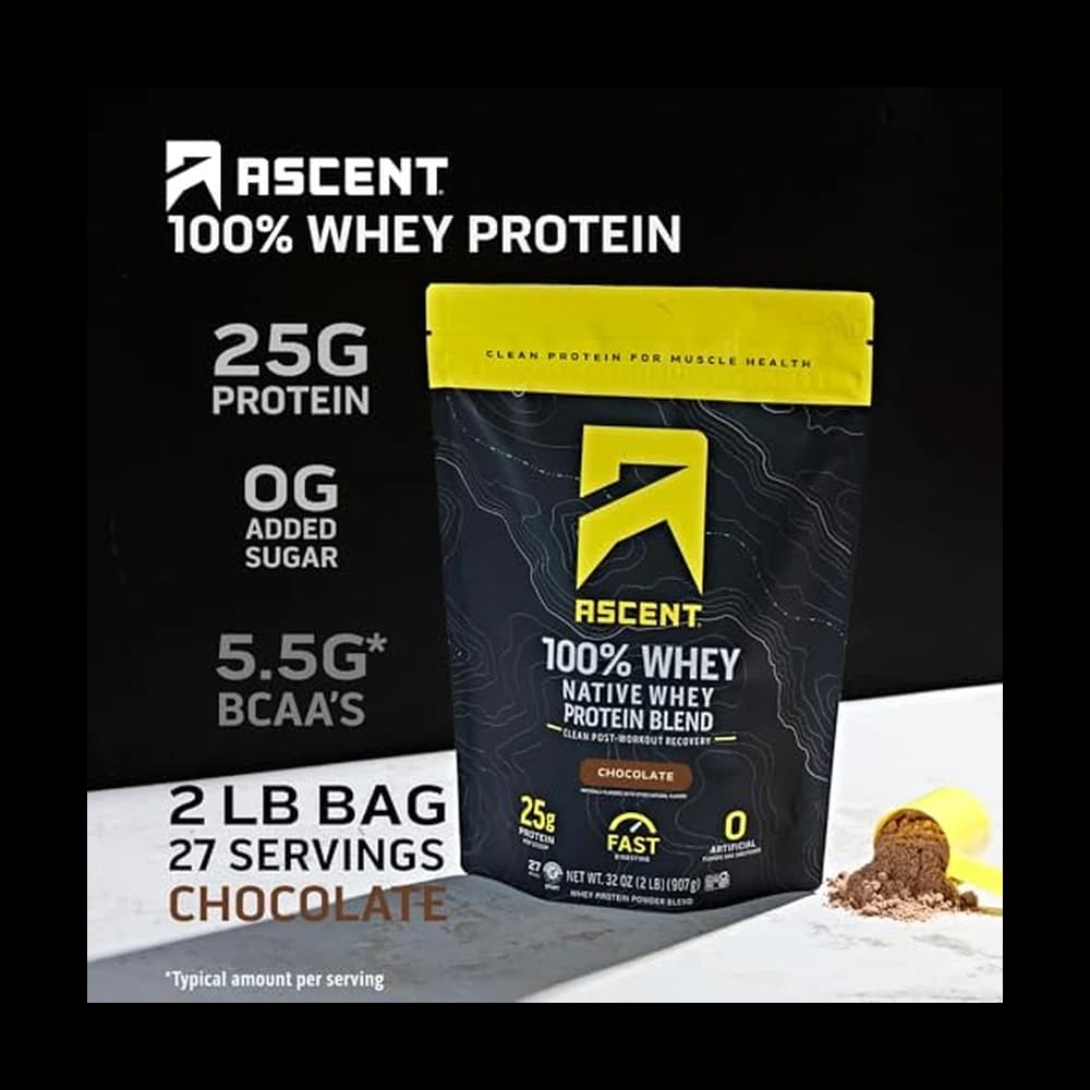 Ascent 100% Whey Protein Powder