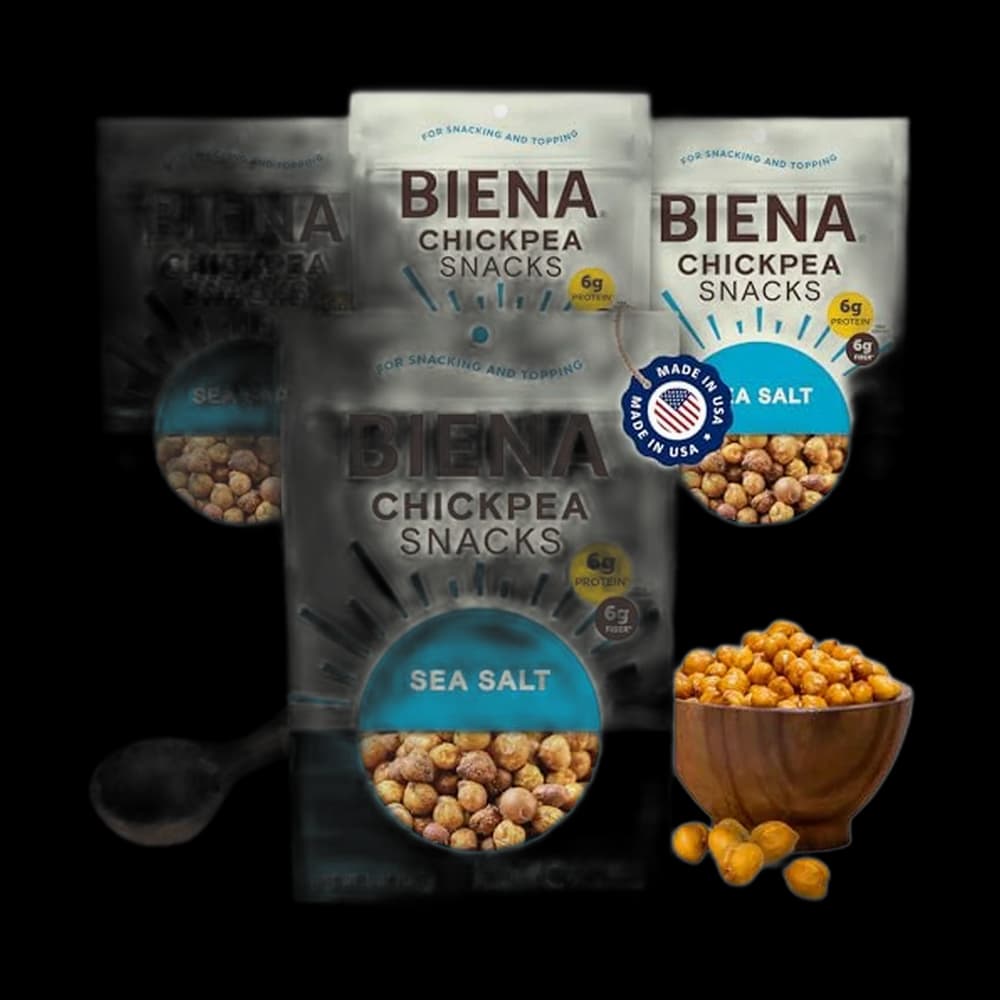 BIENA Chickpea Snacks Crunchy Roasted Chickpeas
