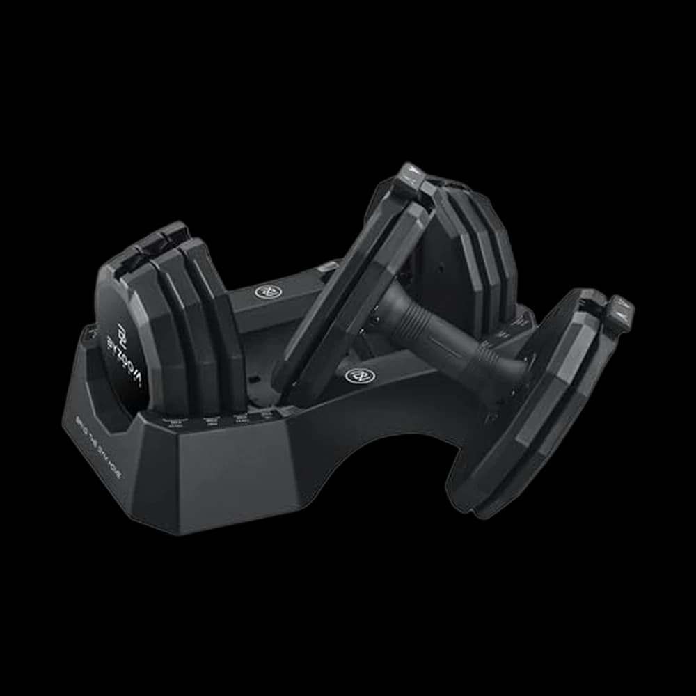 BYZOOM FITNESS Classic Series 50LB Adjustable Dumbbell Single Unit,…