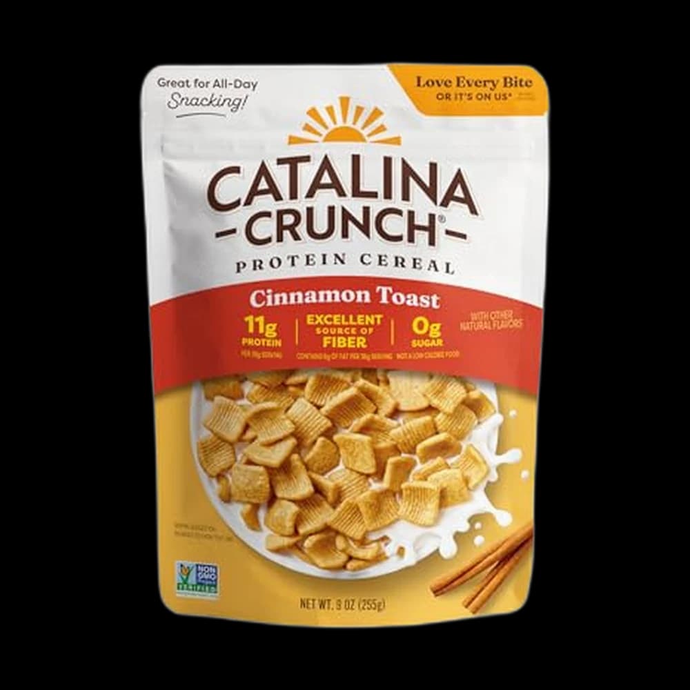 Catalina Crunch Protein Cereal, Cinnamon Toast, 9 oz Bag (Pack of 1)