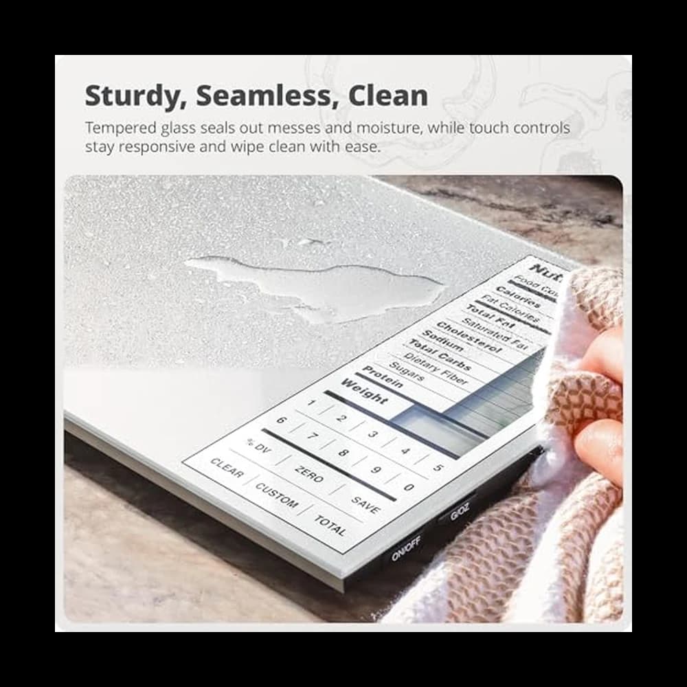 Greater Goods Food Scale with Nutrition Calculator, 2,000 Codes…