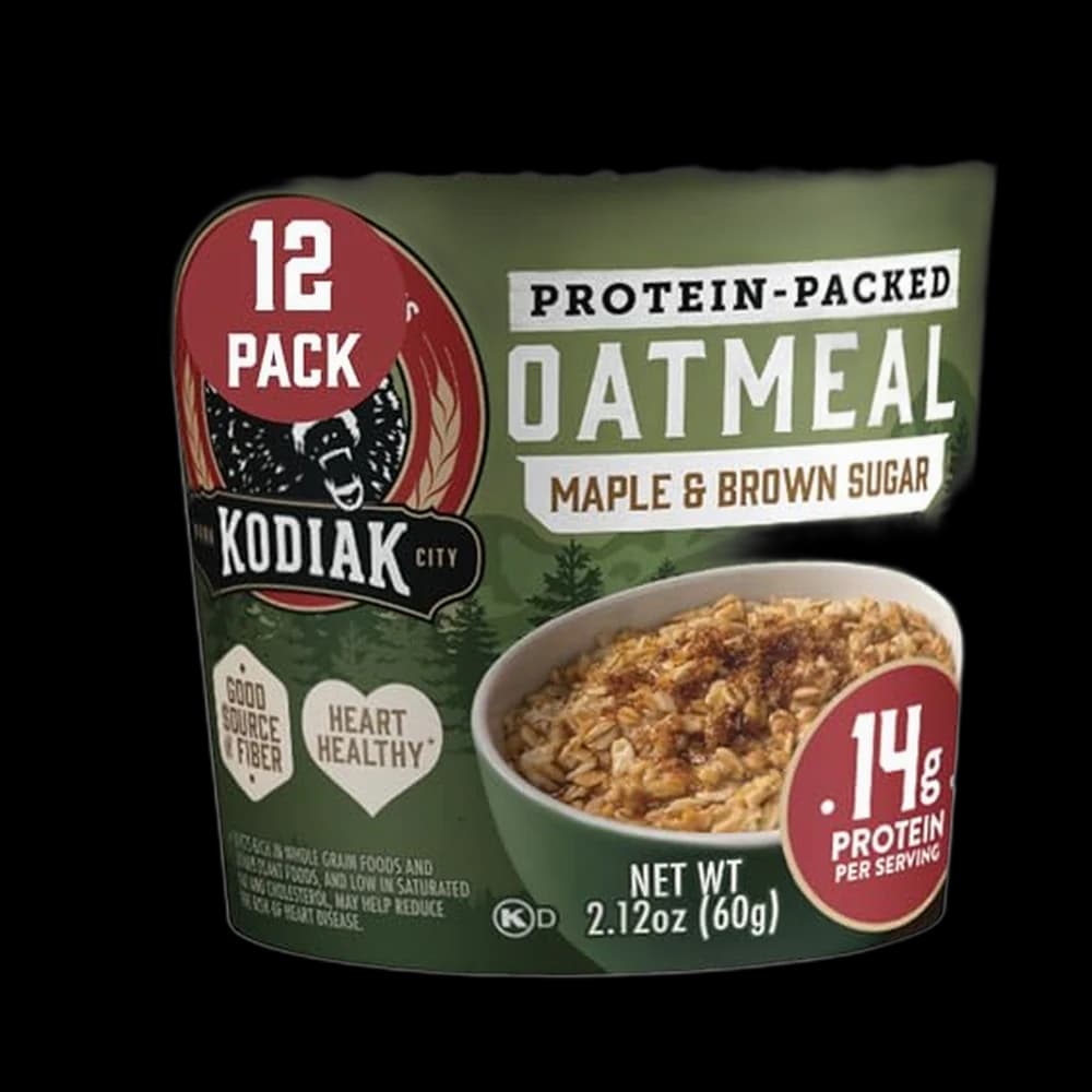 Kodiak Cakes Instant Protein Maple & Brown Sugar Oatmeal in a Cup,…