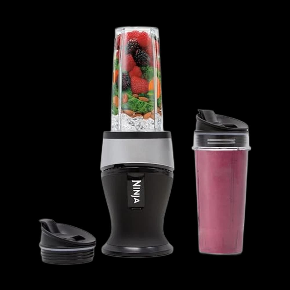 Ninja Fit Compact Personal Blender, 700W, (2) 16oz Cups, QB3001SS