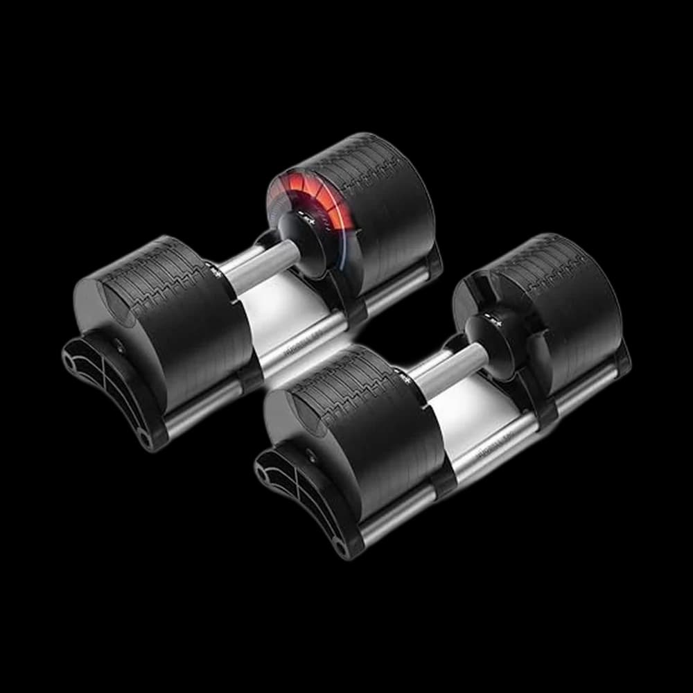 Nuobell 580 Adjustable Dumbbells, 5-80 lb, Set of 2 Free Weights