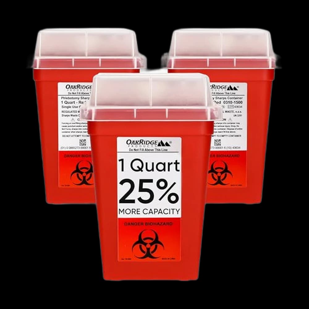 Oakridge Products Sharps Container for Home Use and Professional 1…