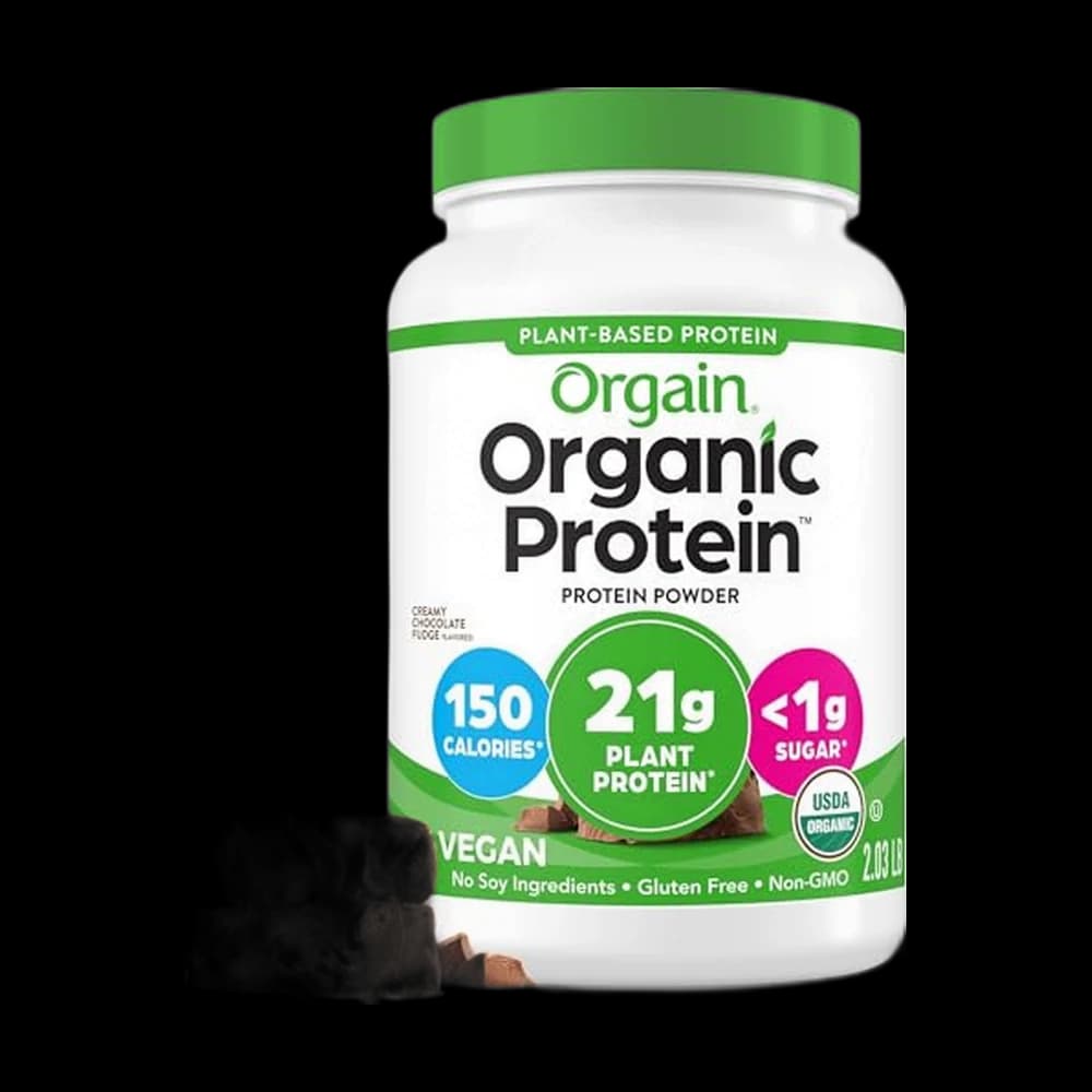 Orgain Organic Vegan Protein Powder, Creamy Chocolate Fudge
