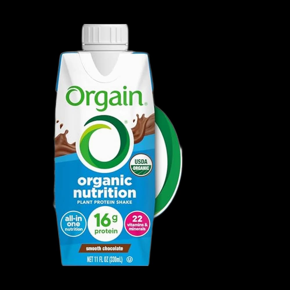 Orgain Organic Nutritional Vegan 16g Protein Shake, Chocolate, 11…