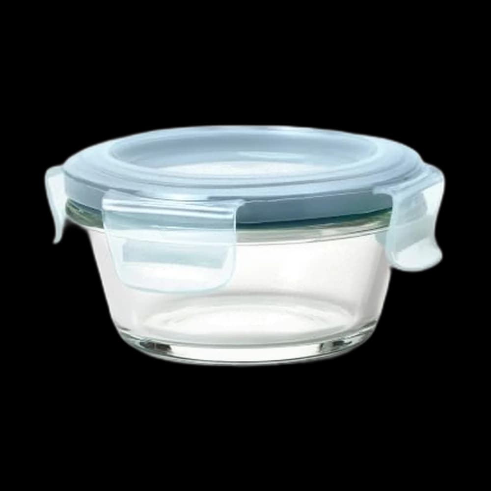 OXO Good Grips Smart Seal 1-Cup Glass Container, Arctic Blue