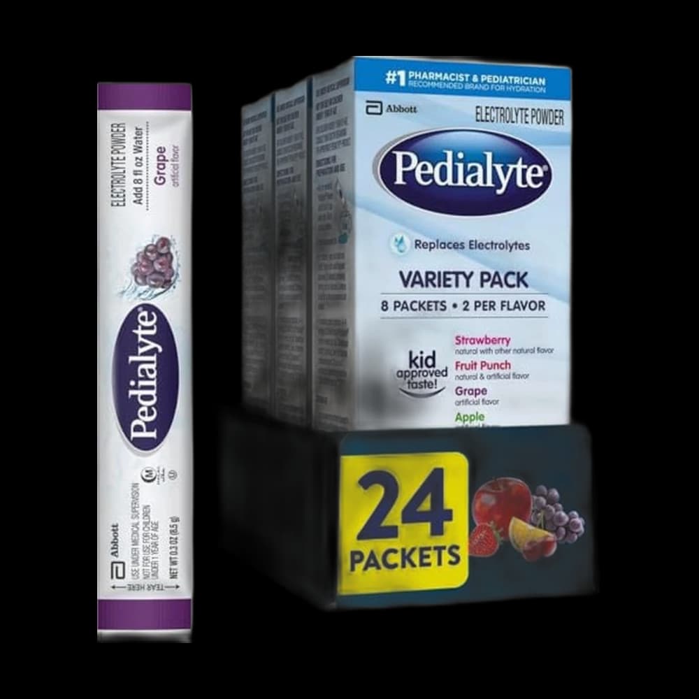 Pedialyte Electrolyte Powder Packets, On-the-Go Hydration Variety Pack