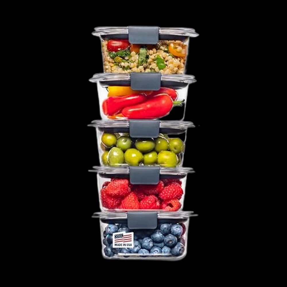 Rubbermaid Brilliance BPA-Free Food Storage Containers Multi Pack,…