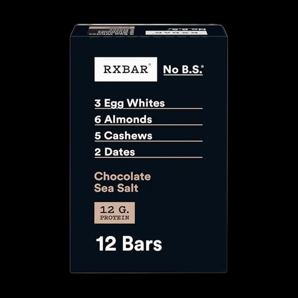 RXBAR Protein Bars, 12g Protein, Gluten Free Snacks, Chocolate Sea…