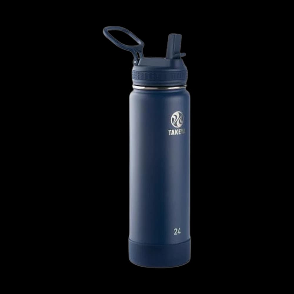 Takeya 24 oz Actives Stainless Steel Water Bottle with Straw Lid