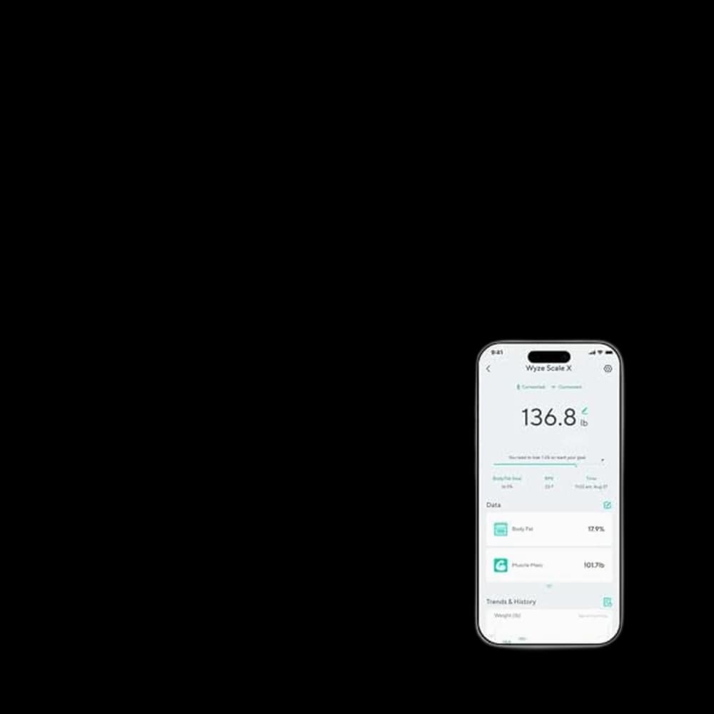 Wyze Smart Scale X Digital Bathroom Scale for Body Weight and…