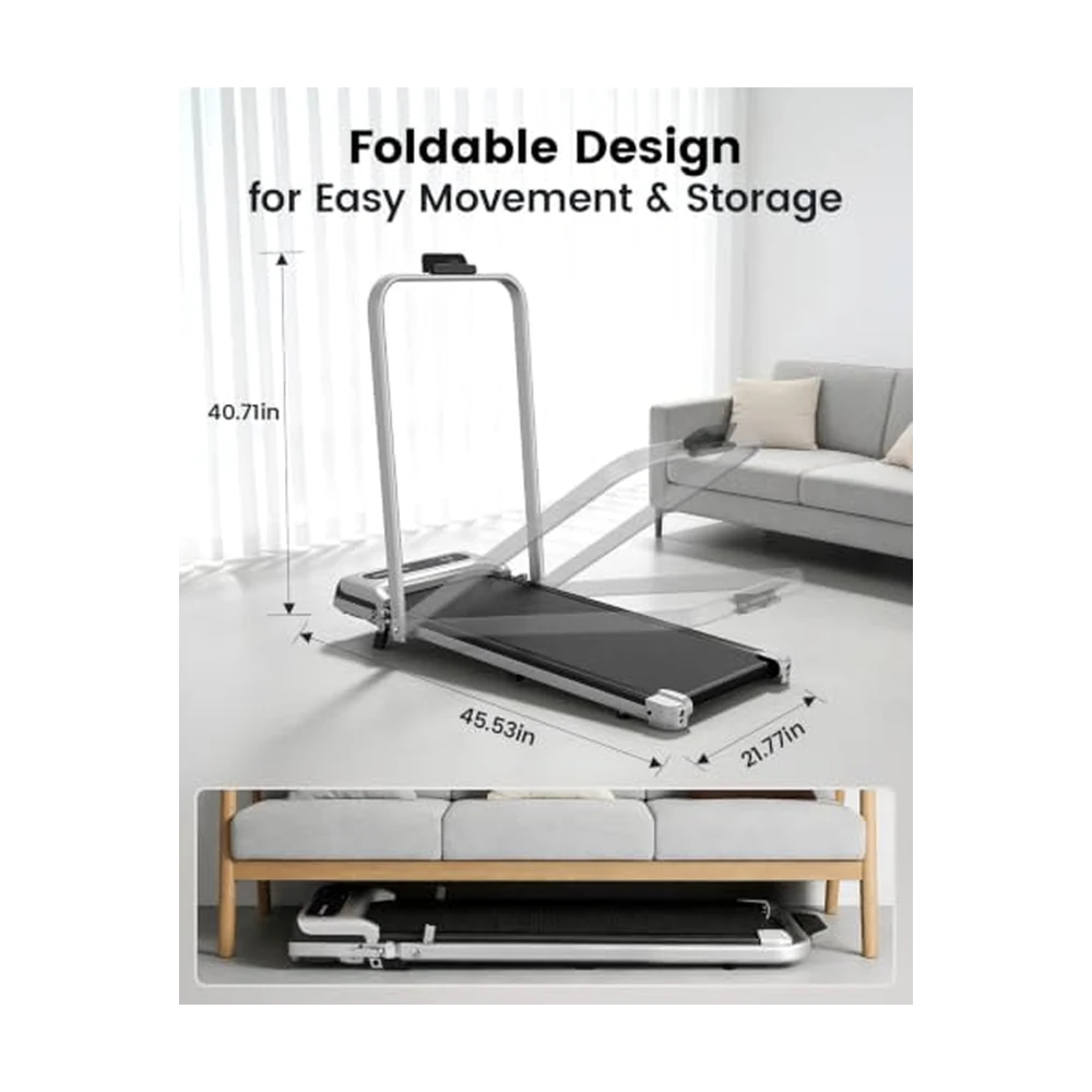 Yagud Walking Pad Treadmill for Home Office, Portable Under Desk…